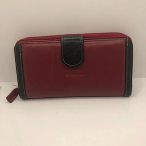 Brandio Genuine Leather Wallet Red